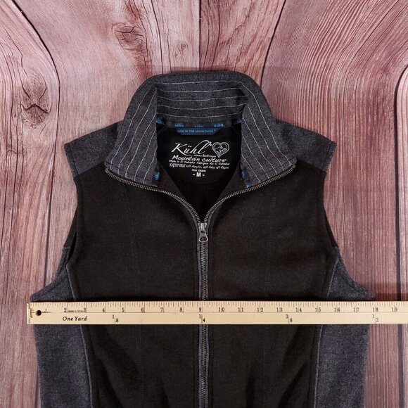 Kuhl Womens Size Medium Skandia Kashmira Vest Squaw Valley Embroidered Full Zip - Picture 14 of 15